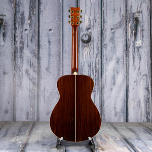 Used Yamaha LS-TA TransAcoustic Acoustic/Electric Guitar, 2014, Brown Sunburst, back