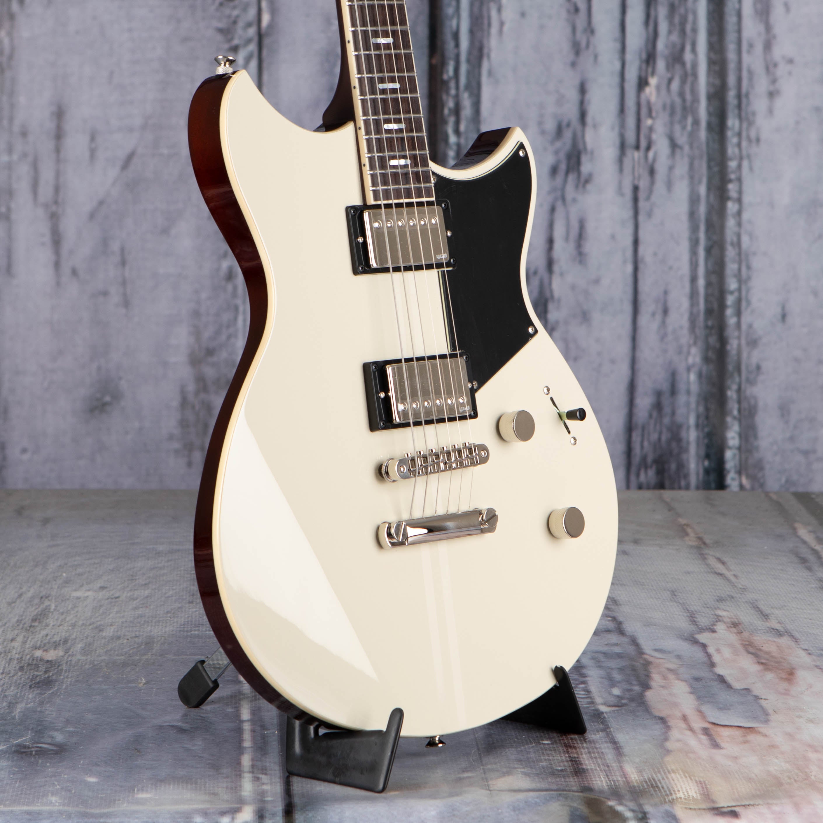 Yamaha Revstar Standard RSS20 Electric Guitar, Vintage White, angle