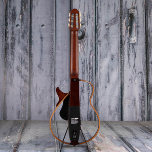 Yamaha SLG200NW Silent Classical Guitar, Natural, back