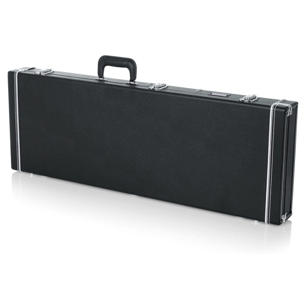 Gator Deluxe Wood Series Electric Guitar Case, Black For Sale
