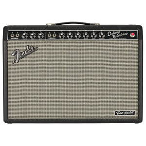 Fender Tone Master Deluxe Reverb Amplifier, Black, front