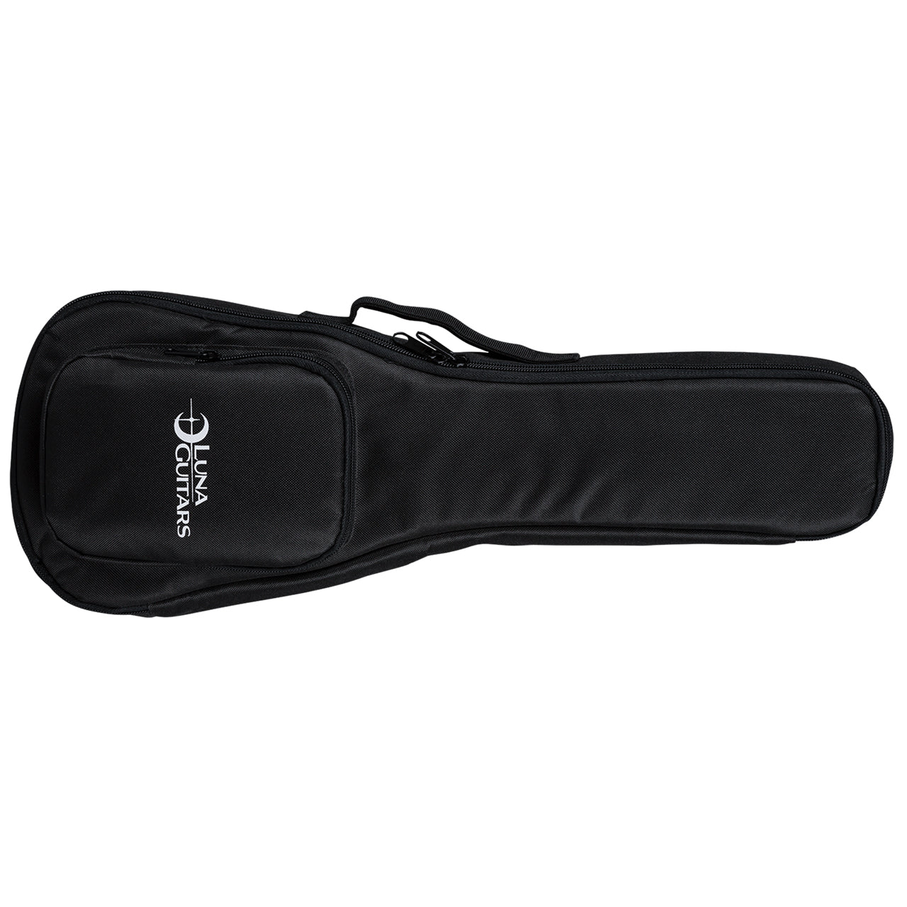 Luna Ukulele Soprano Nylon Gigbag, Black