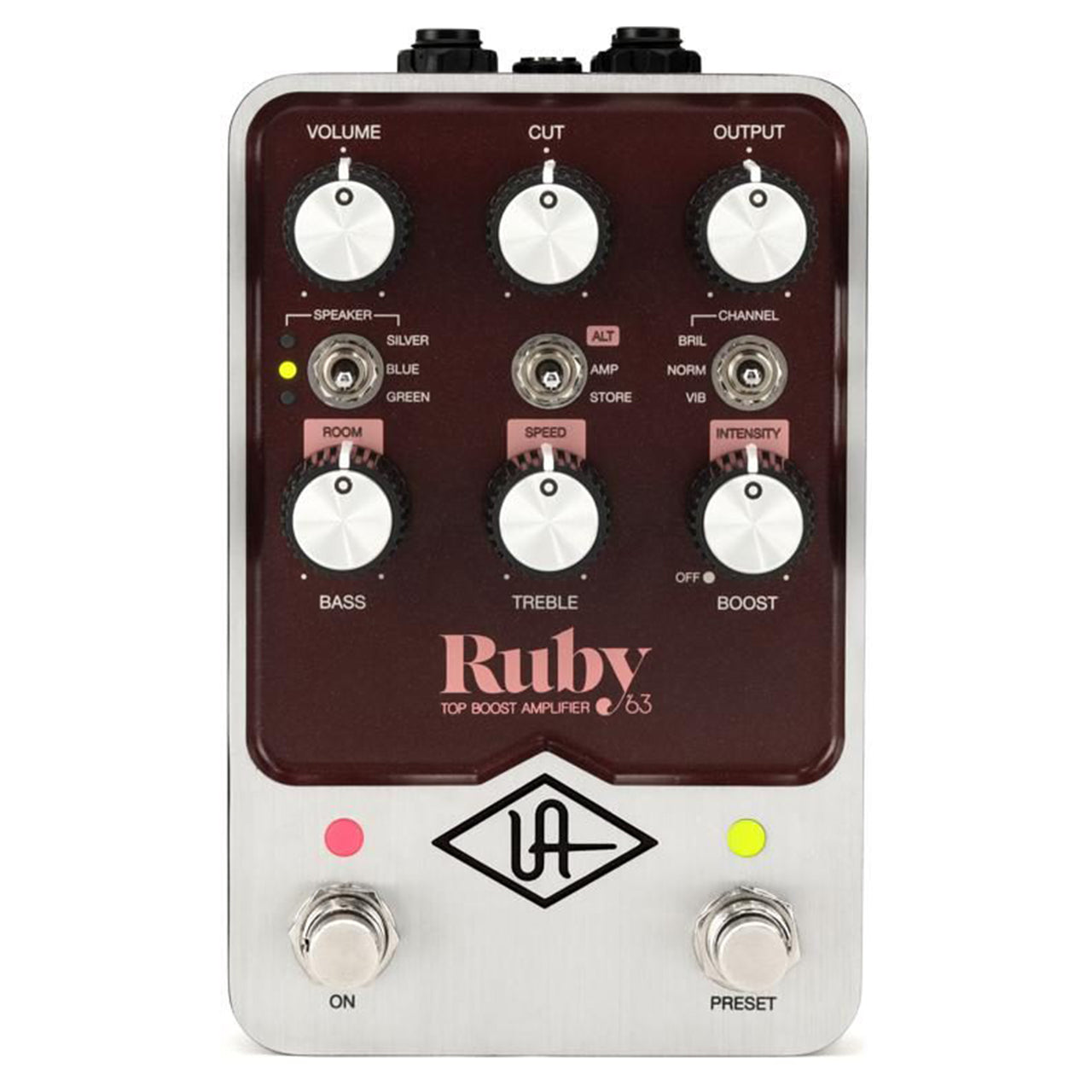 Universal Audio Ruby '63 Top Boost Amplifier Effects Pedal