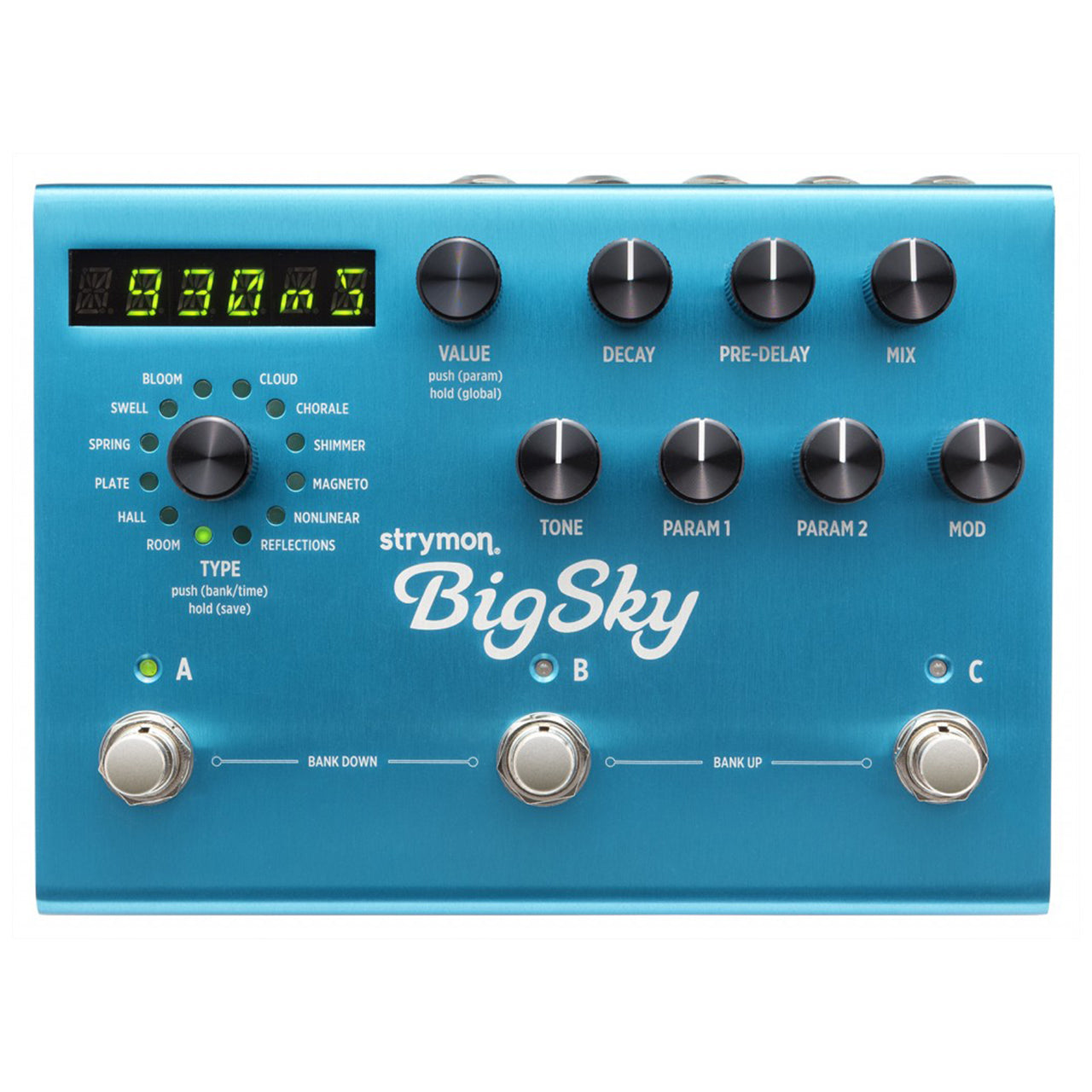 Strymon BigSky Multidimensional Reverb Effects Pedal