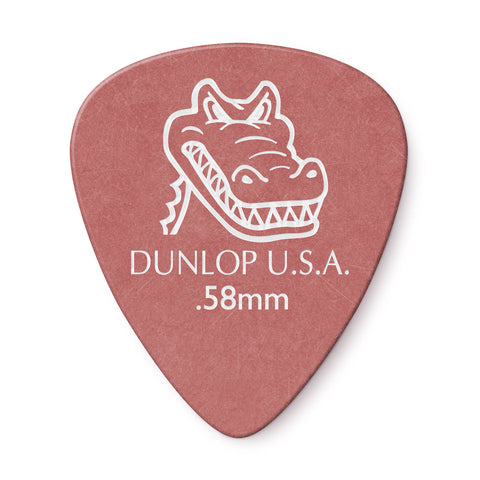 Dunlop Gator Grip .58mm Guitar Pick, 12-Pack