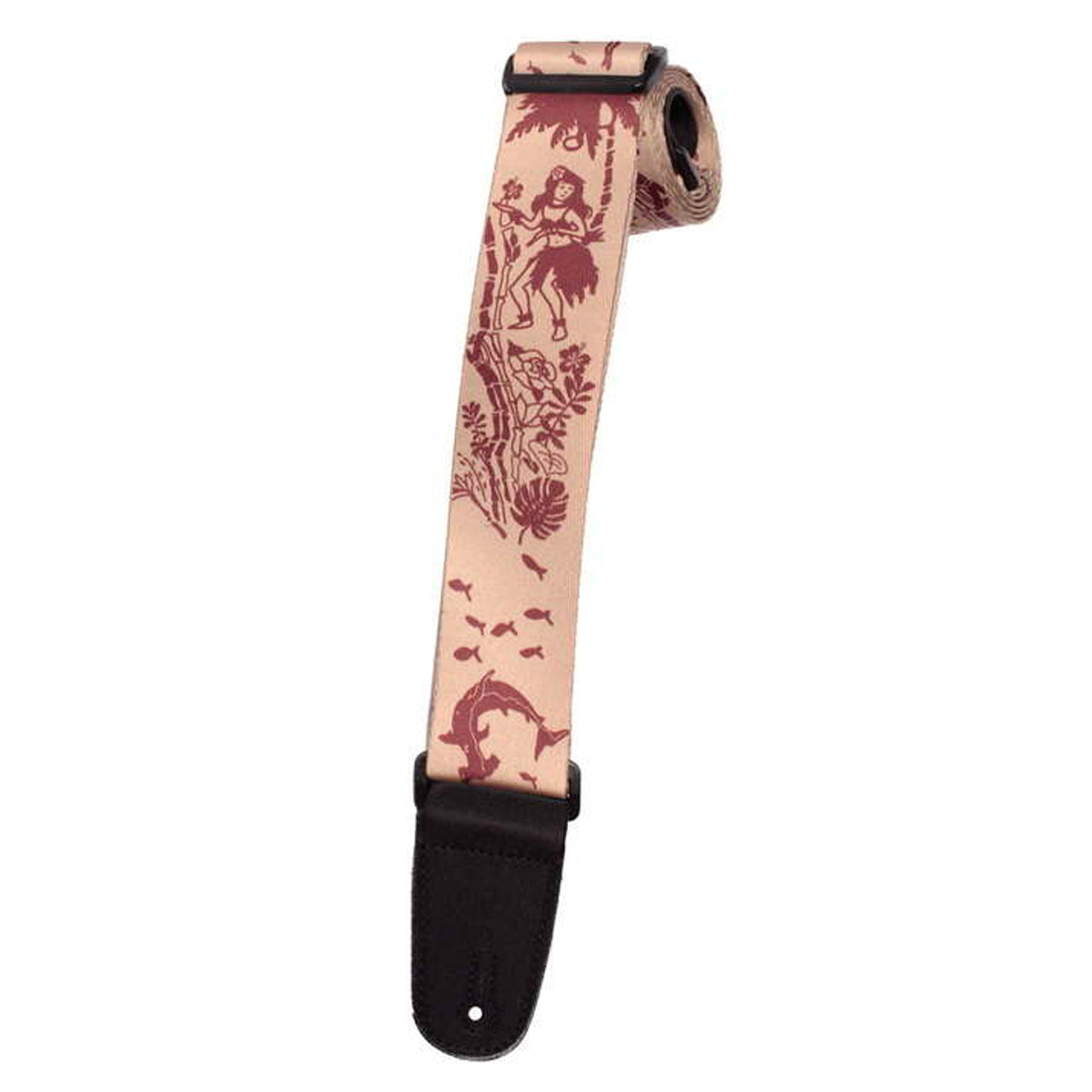 Henry Heller 2" Artist Series Submlimation Guitar Strap, Hawaiian Oceanic