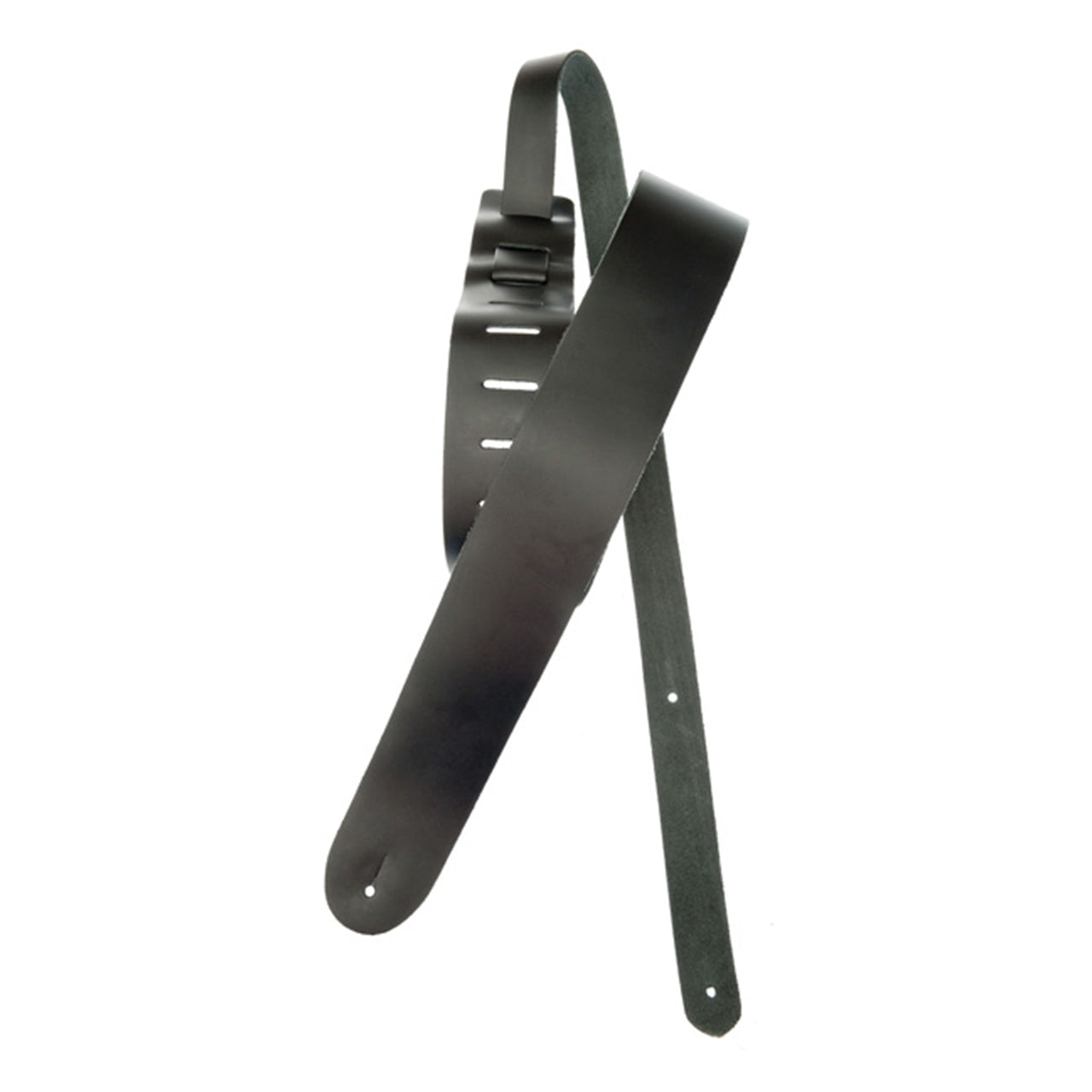 D'Addario Leather Guitar Strap, Black, Extra Long