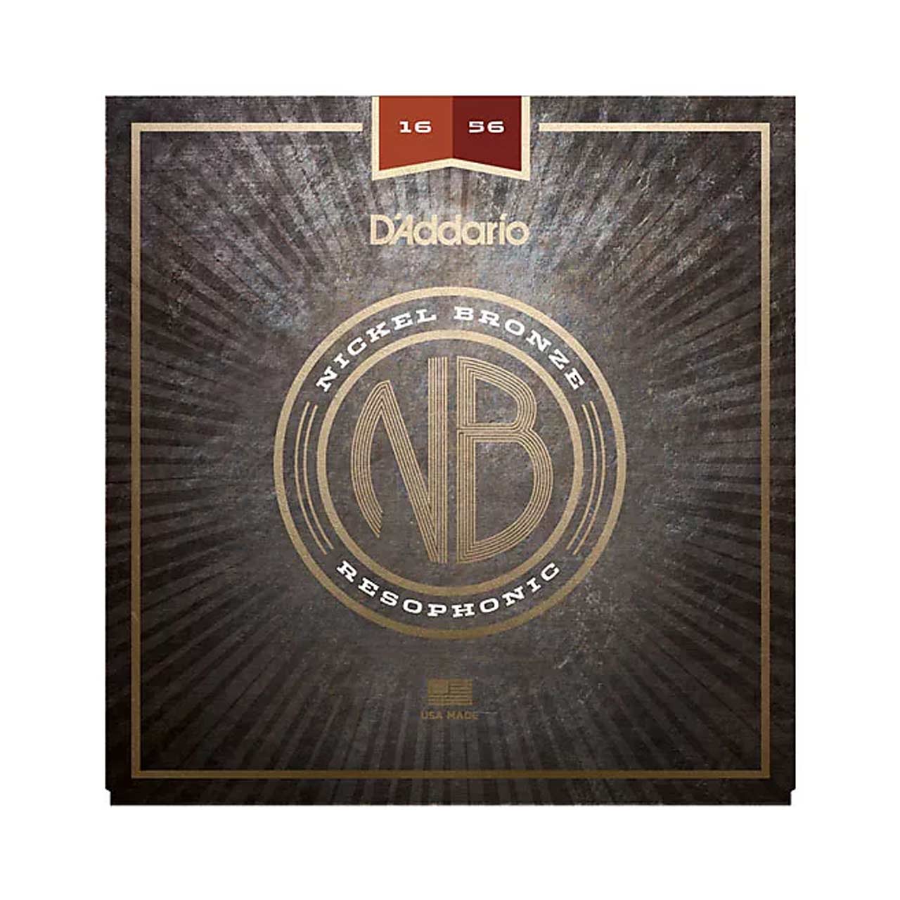 D'Addario Nickel Bronze Acoustic Guitar Strings, Resophonic Guitar, 16-56