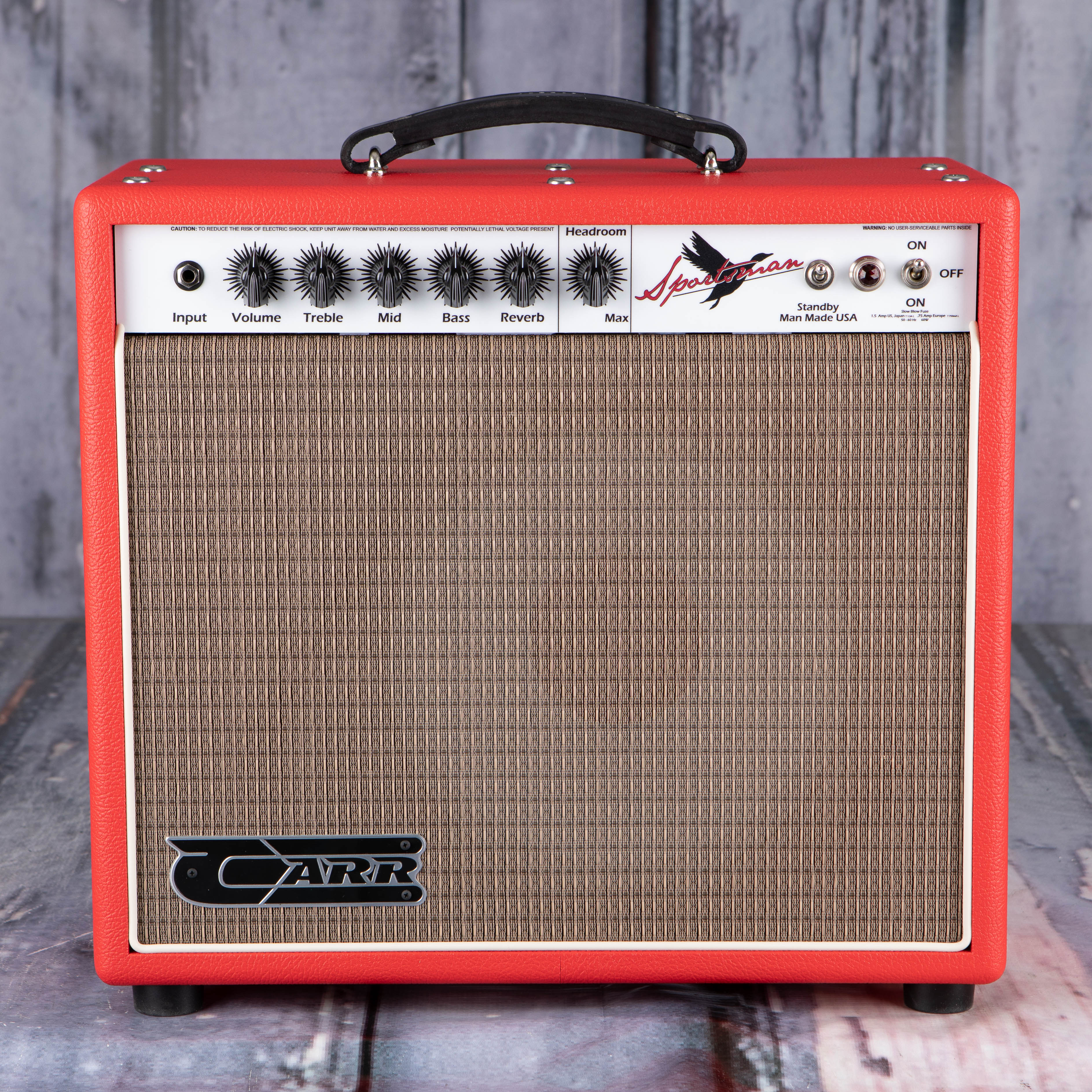 Carr Sportsman 1x12 Combo Amplifier, Red