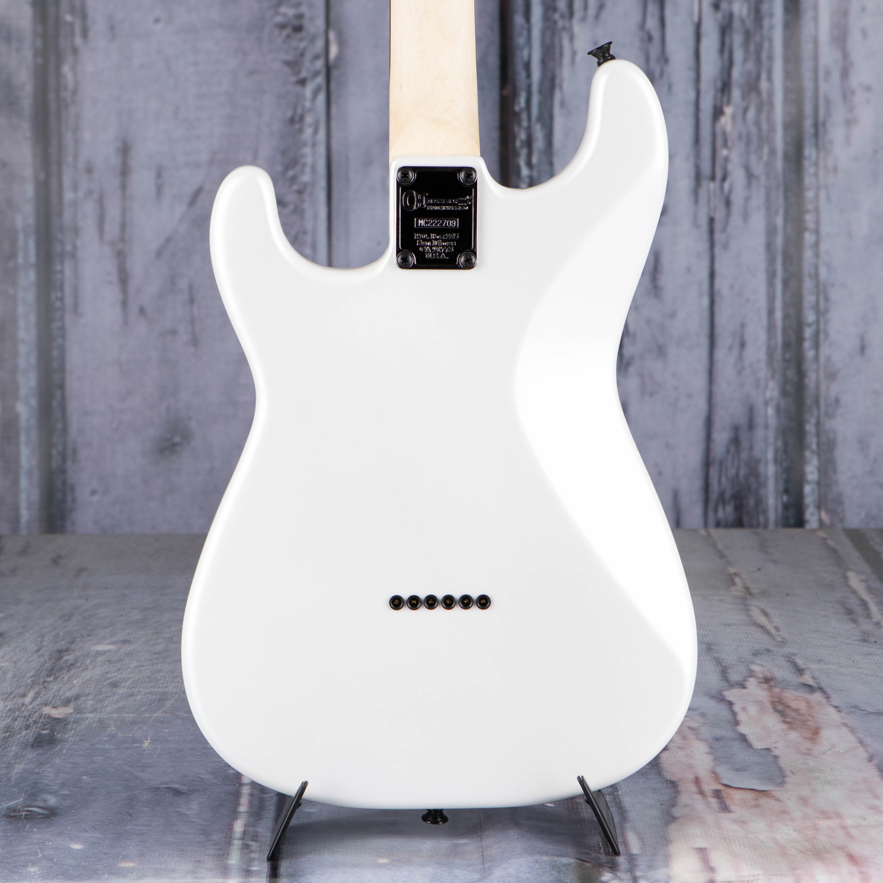 Charvel Jake E Lee Signature Pro-Mod So-Cal Style 1 HSS HT RW Electric Guitar, Pearl White, back closeup