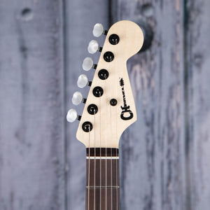 Charvel Jake E Lee Signature Pro-Mod So-Cal Style 1 HSS HT RW Electric Guitar, Pearl White, front headstock
