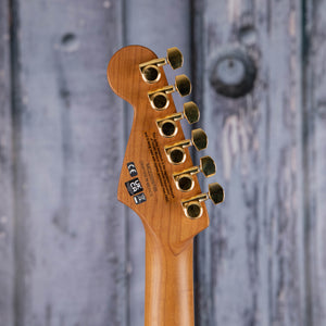 Charvel Pro-Mod DK24 HSH 2PT CM Mahogany Electric Guitar, Natural, back headstock