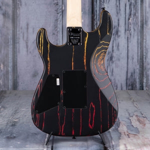 Charvel Pro-Mod San Dimas Style 1 HH FR E Ash Electric Guitar, Sunburn, back closeup