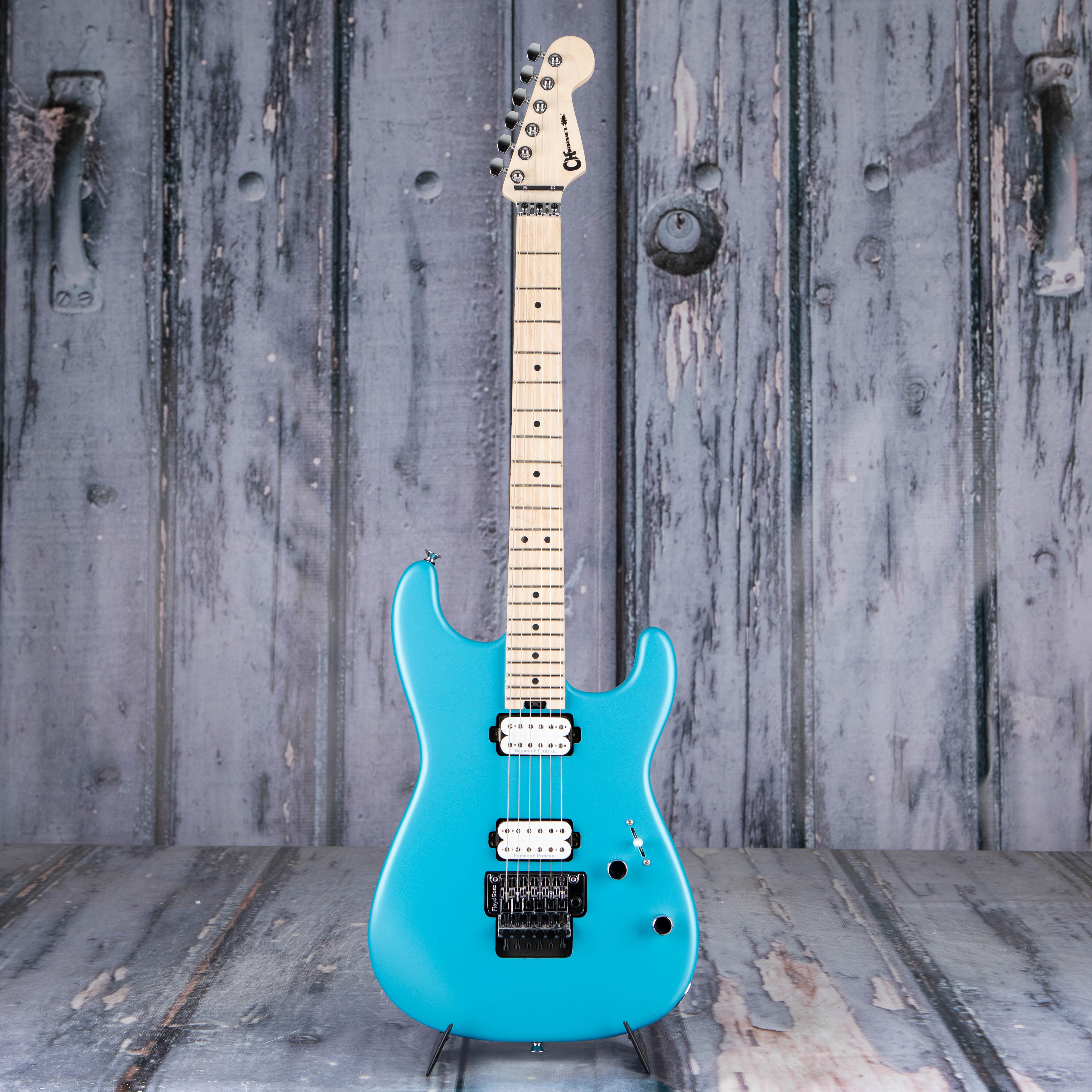 Charvel Pro-Mod San Dimas Style 1 HH FR M Electric Guitar, Matte Blue Frost, front