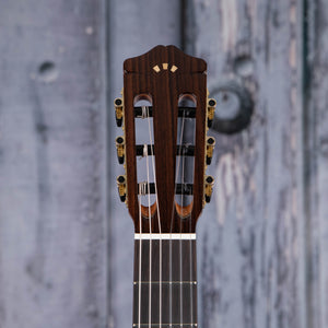 Cordoba C7 Spruce Classical Acoustic Guitar, Natural, front headstock