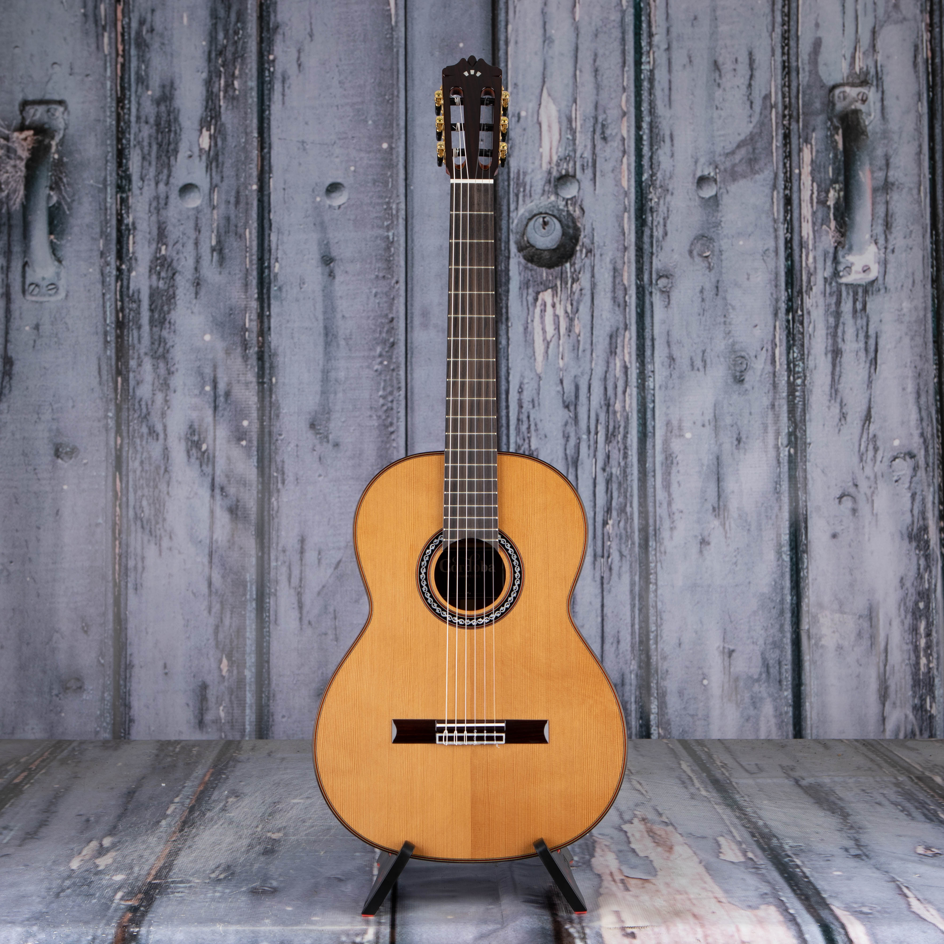 Cordoba C9 Cedar Top Classical Acoustic Guitar, Natural, front