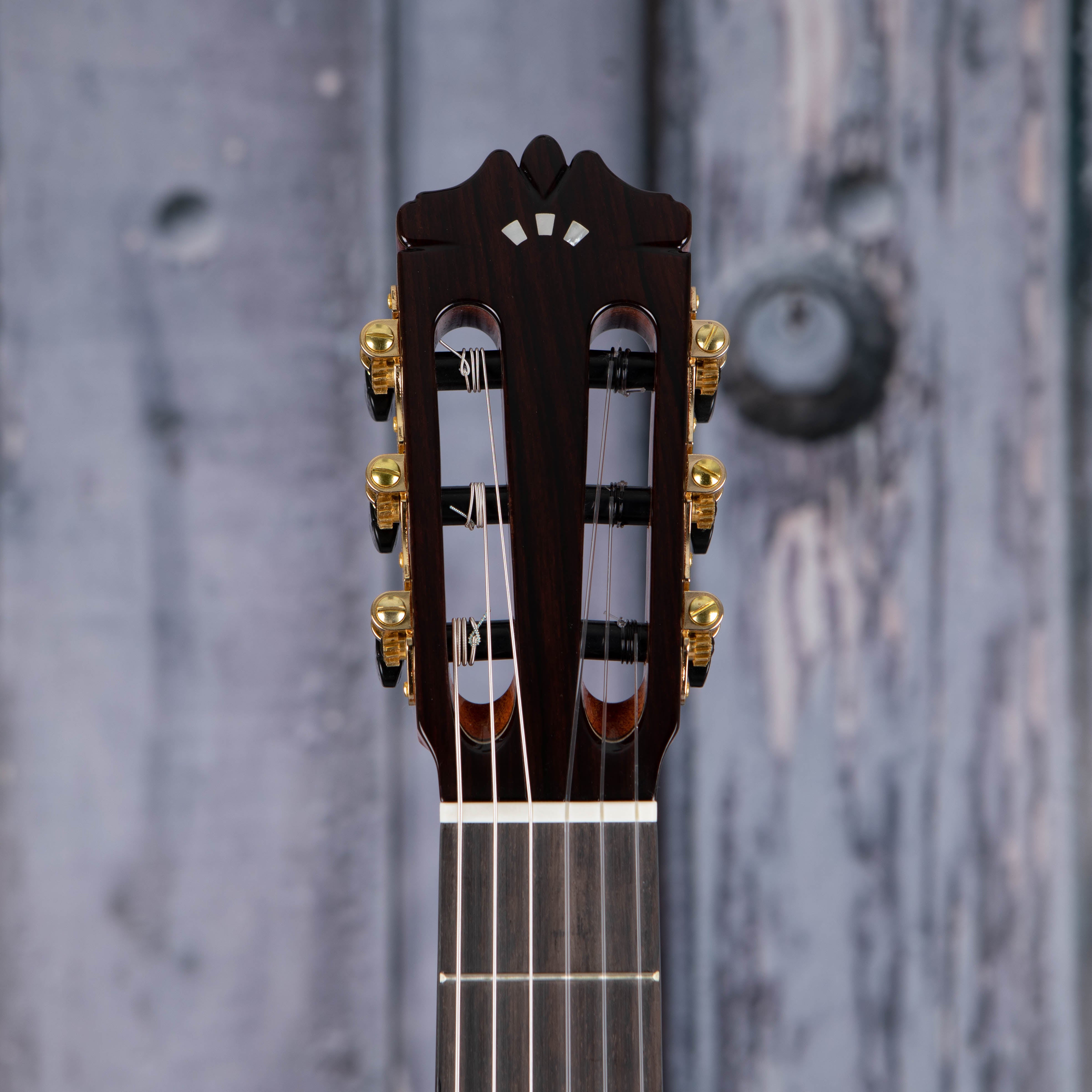 Cordoba C9 Cedar Top Classical Acoustic Guitar, Natural, front headstock
