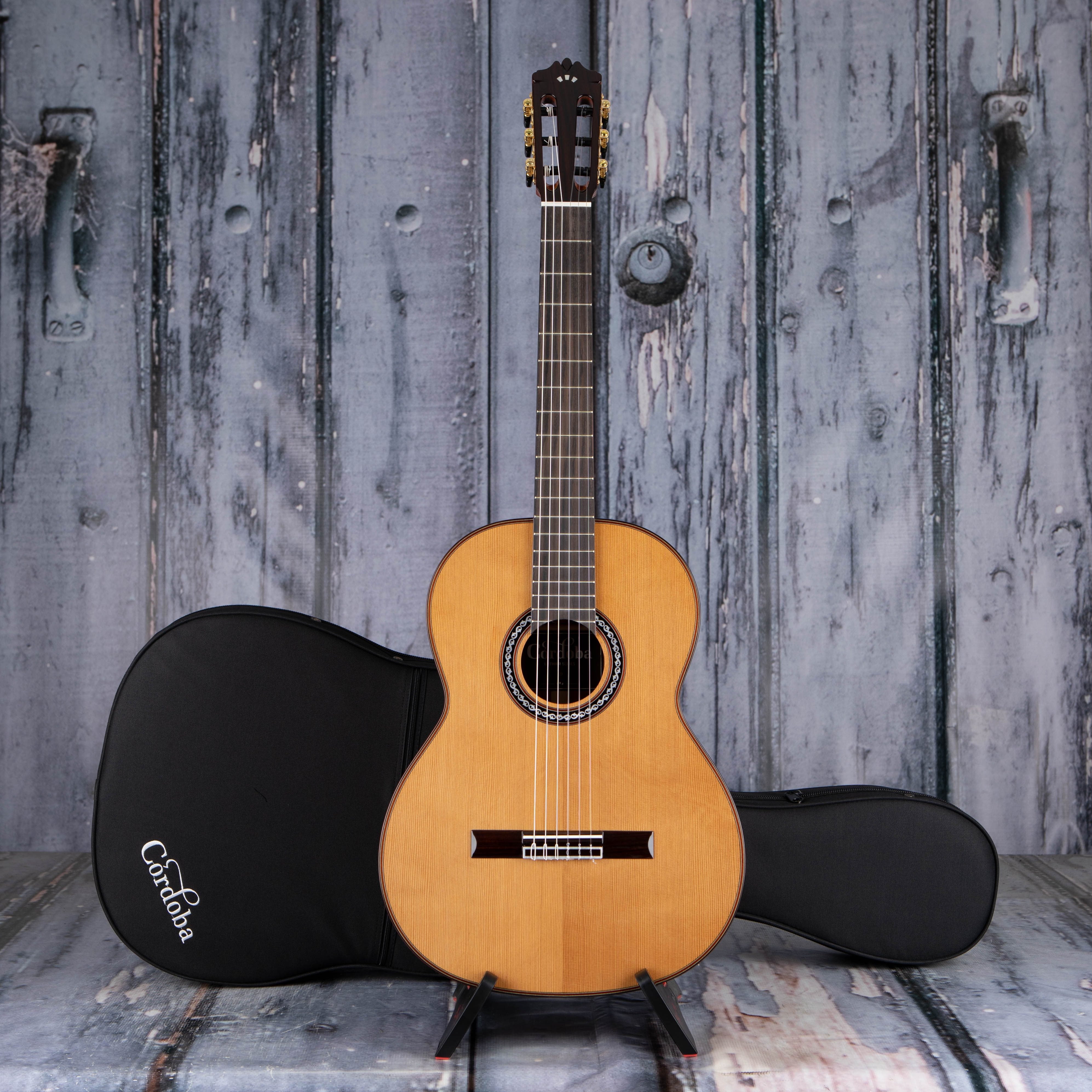 Cordoba C9 Cedar Top Classical Acoustic Guitar, Natural, case