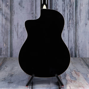 Cordoba Fusion 5 Jet Classical Acoustic/Electric Guitar, Black, back closeup