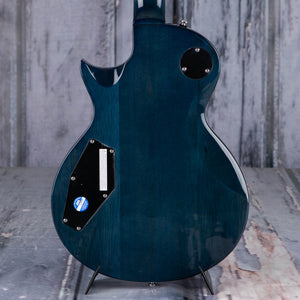 ESP LTD EC-256FM Electric Guitar, See Thru Cobalt Blue, back closeup