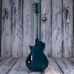 ESP LTD EC-256FM Electric Guitar, See Thru Cobalt Blue, back