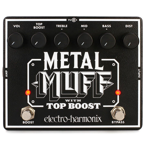 Electro-Harmonix Metal Muff Distortion Pedal With Top Boost
