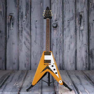 Epiphone 1958 Korina Flying V Electric Guitar, Aged Natural, front