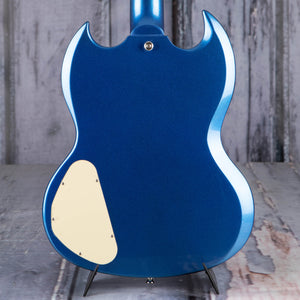 Epiphone SG Muse Electric Guitar, Radio Blue Metallic, back closeup