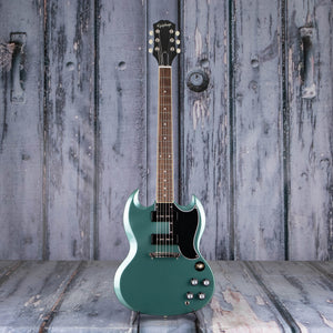 Epiphone SG Special P-90 Electric Guitar, Faded Pelham Blue, front