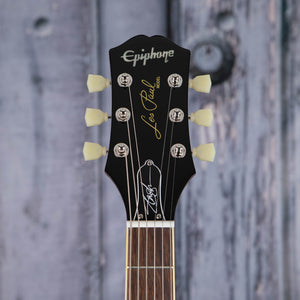 Epiphone Slash Les Paul Standard Electric Guitar, November Burst, front headstock