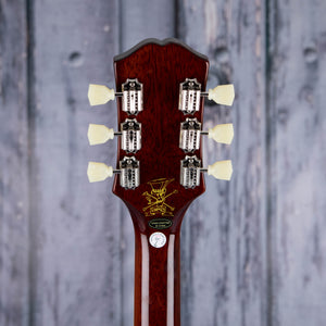 Epiphone Slash Les Paul Standard Electric Guitar, November Burst, back headstock