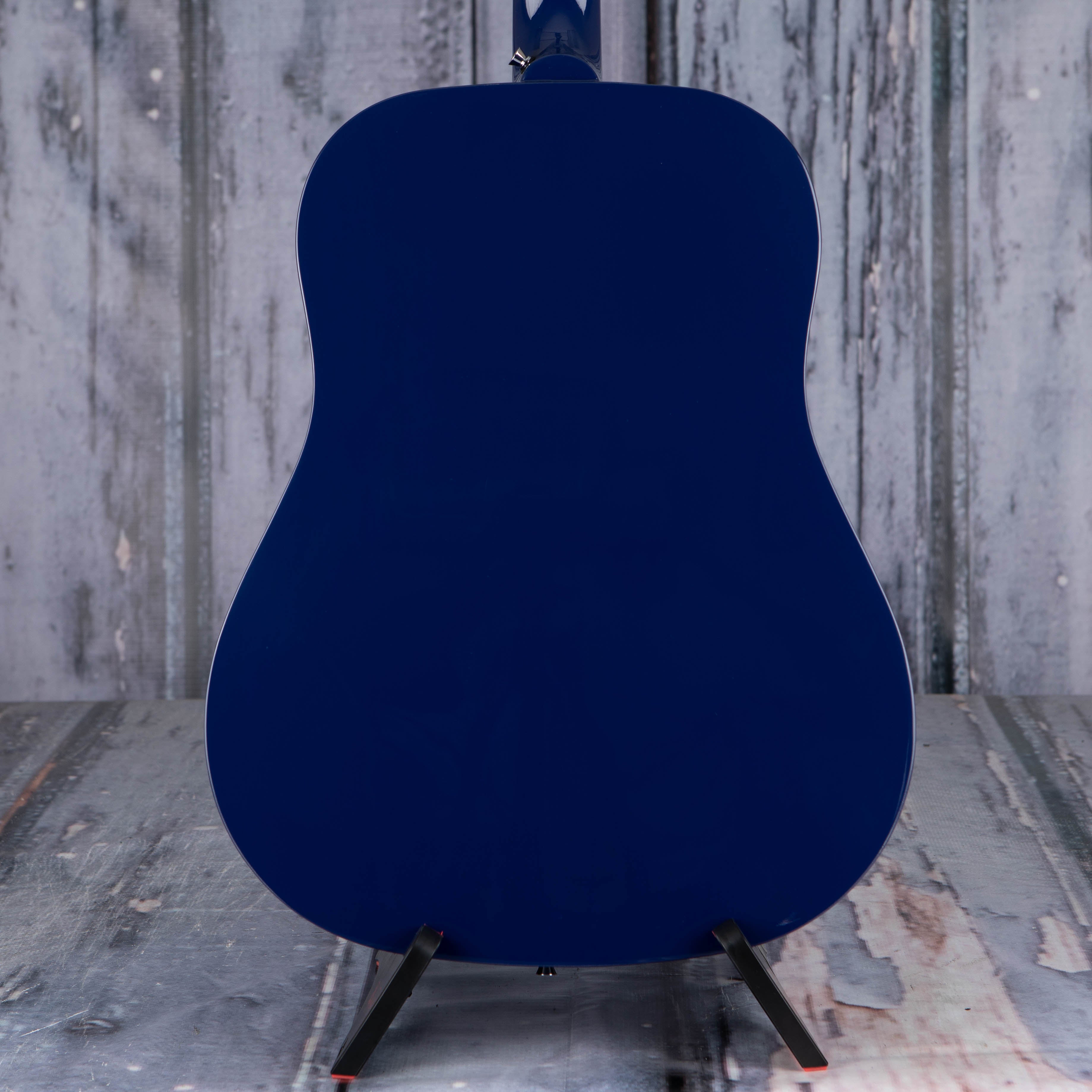 Epiphone Starling Acoustic Guitar, Starlight Blue, back closeup