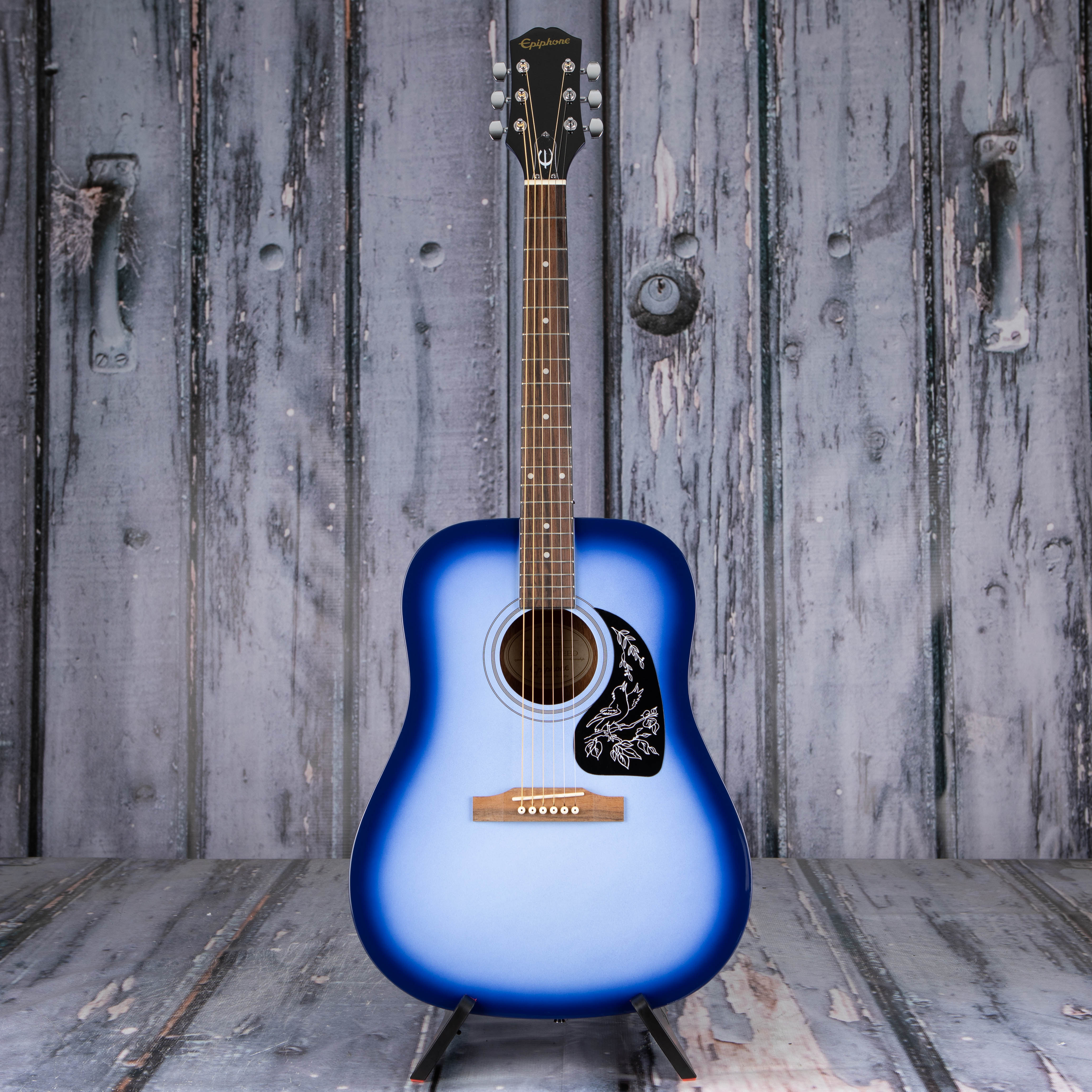 Epiphone Starling Acoustic Guitar, Starlight Blue, front