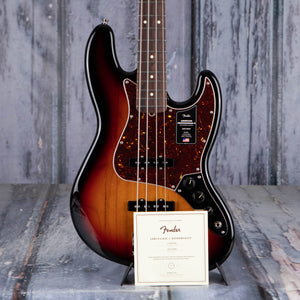 Fender American Professional II Jazz Bass Guitar, 3-Color Sunburst, coa
