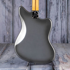 Fender American Professional II Jazzmaster Left-Handed Electric Guitar, Mercury, back closeup
