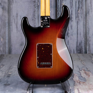 Fender American Professional II Stratocaster Electric Guitar, 3-Color Sunburst, back closeup