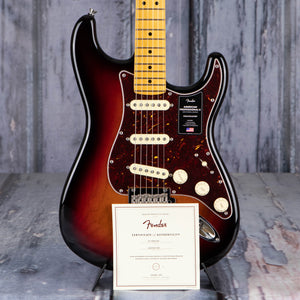 Fender American Professional II Stratocaster Electric Guitar, 3-Color Sunburst, coa
