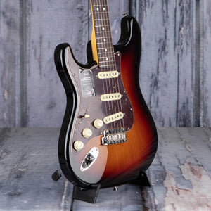 Fender American Professional II Stratocaster Left-Handed Electric Guitar, 3-Color Sunburst, angle