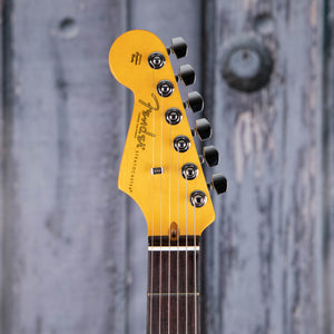 Fender American Professional II Stratocaster Left-Handed Electric Guitar, 3-Color Sunburst, front headstock