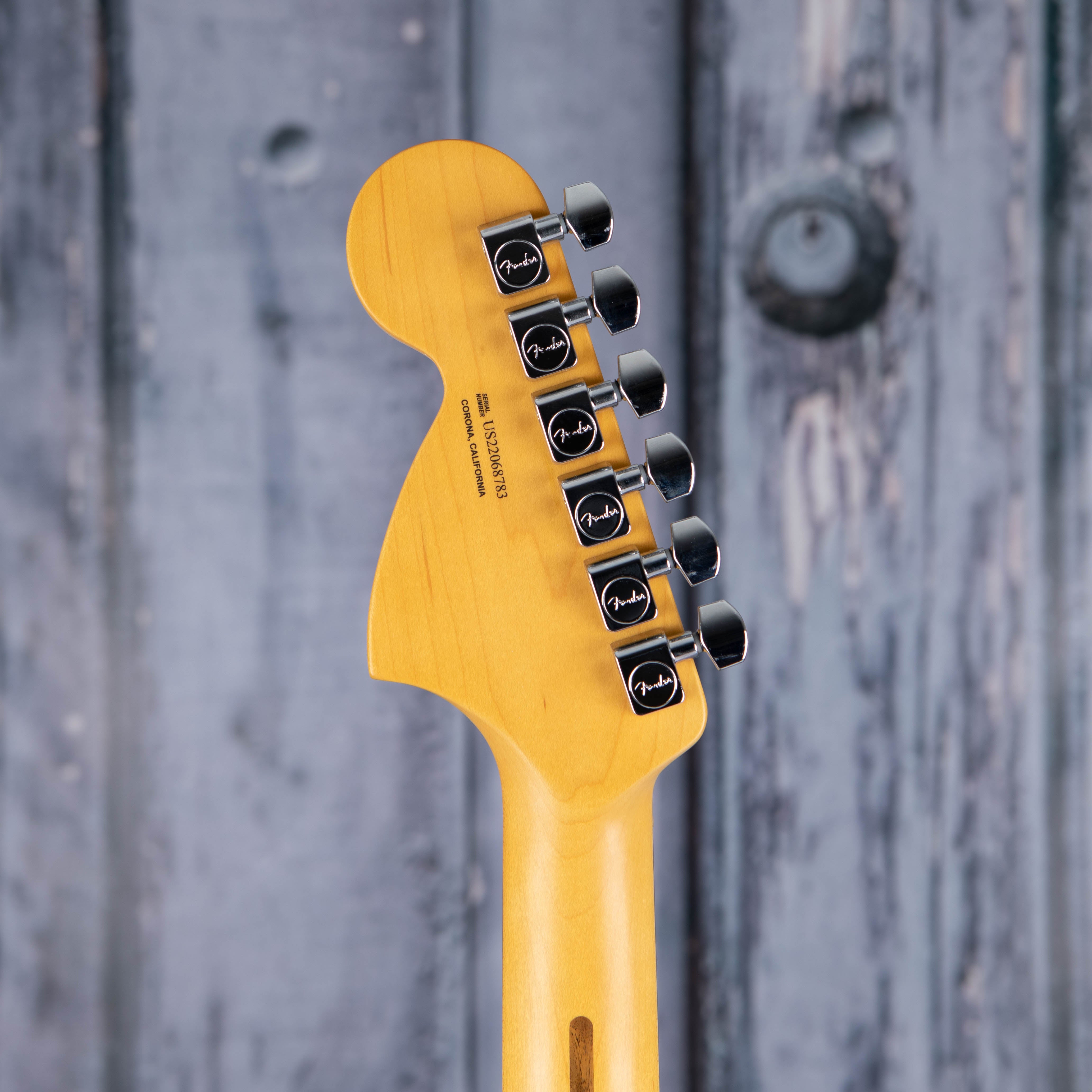 Fender American Professional II Telecaster Deluxe Electric Guitar, 3-Color Sunburst, back headstock