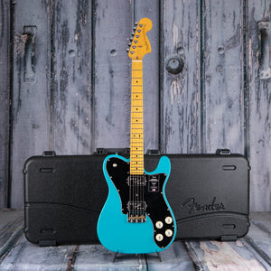 Fender American Professional II Telecaster Deluxe Electric Guitar, Miami Blue *DEMO MODEL*, case
