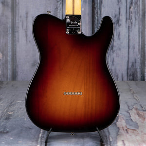 Fender American Professional II Telecaster Left-Handed Electric Guitar, 3-Color Sunburst, back closeup