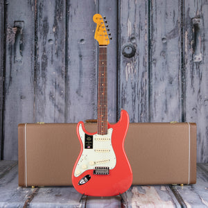 Fender American Vintage II 1961 Stratocaster Left-Handed Electric Guitar, Fiesta Red, case