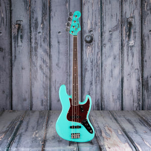Fender American Vintage II 1966 Jazz Bass Guitar, Sea Foam Green, front