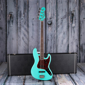 Fender American Vintage II 1966 Jazz Bass Guitar, Sea Foam Green, case