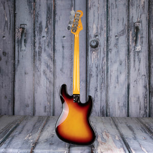 Fender American Vintage II 1966 Jazz Bass Left-Handed Electric Guitar, 3-Color Sunburst, back