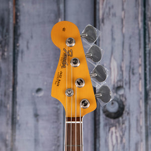 Fender American Vintage II 1966 Jazz Bass Left-Handed Electric Guitar, 3-Color Sunburst, front headstock