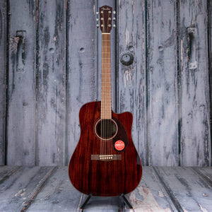 Fender CD-140SCE All-Mahogany Dreadnought Acoustic/Electric Guitar, Natural, front