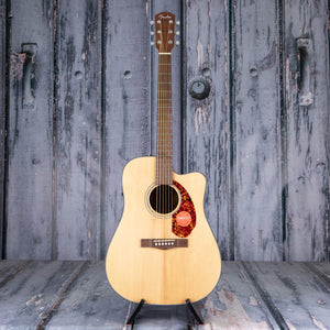 Fender CD-140SCE Dreadnought Acoustic/Electric Guitar, Natural, front