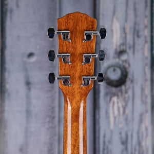 Fender CD-140SCE Dreadnought Acoustic/Electric Guitar, Natural, back headstock